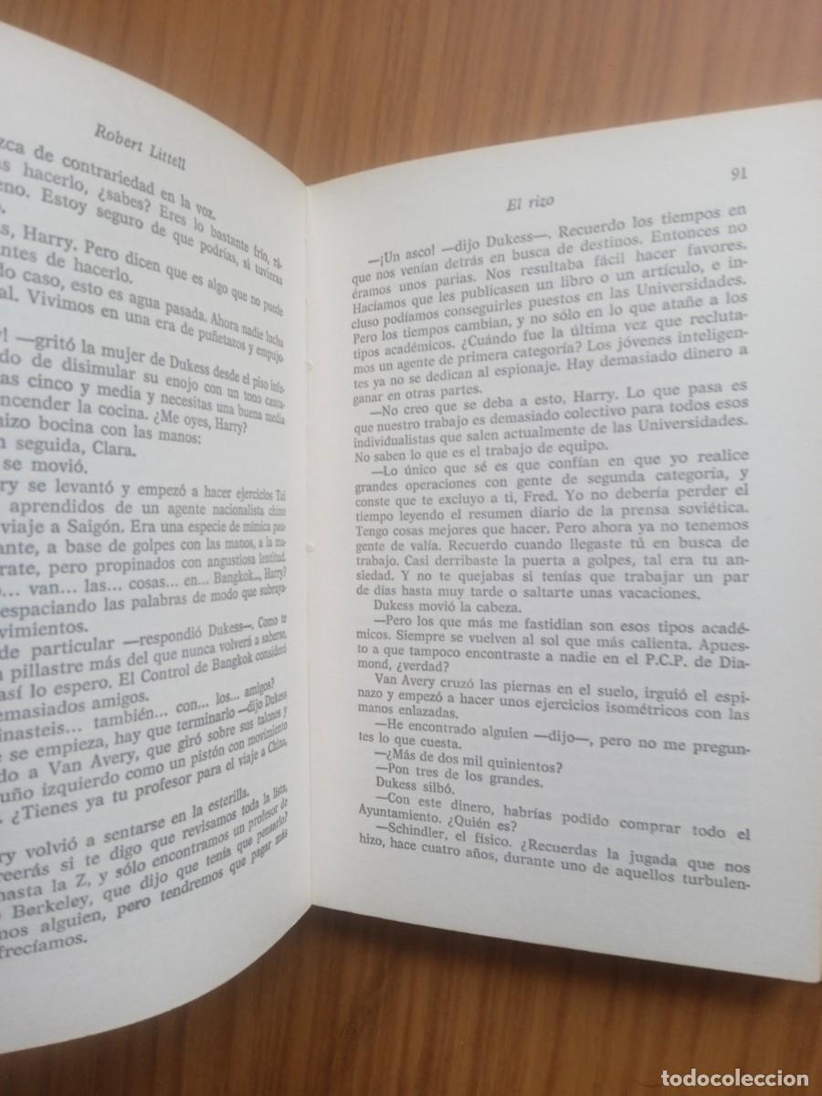 Libros de segunda mano: Novela- El rizo - Robert Littell. (1) - Foto 6