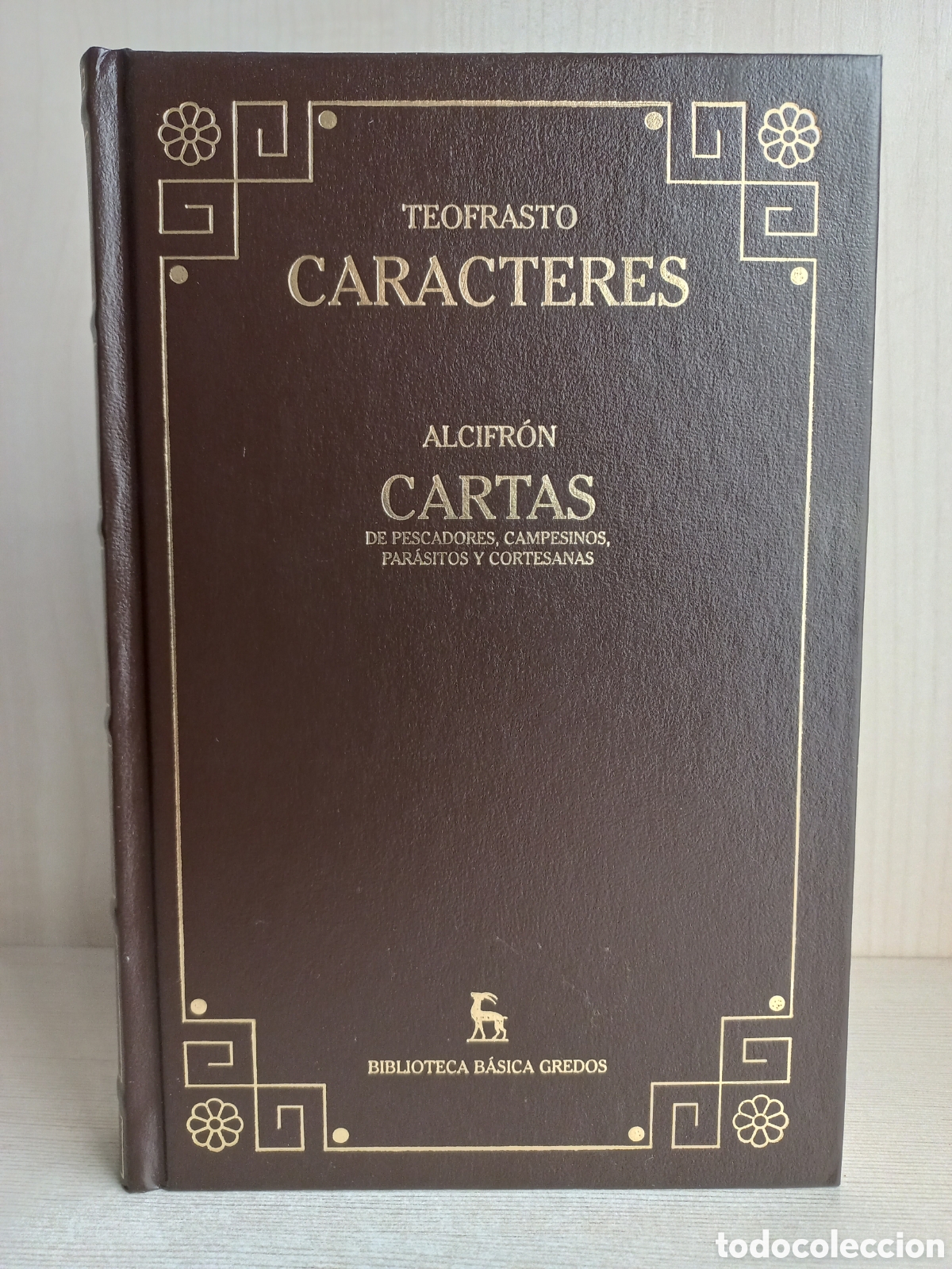 Libros de segunda mano: Caracteres Tefrasto. Cartas Alcifr&oacute;n. Gredos, 2000. - Foto 1
