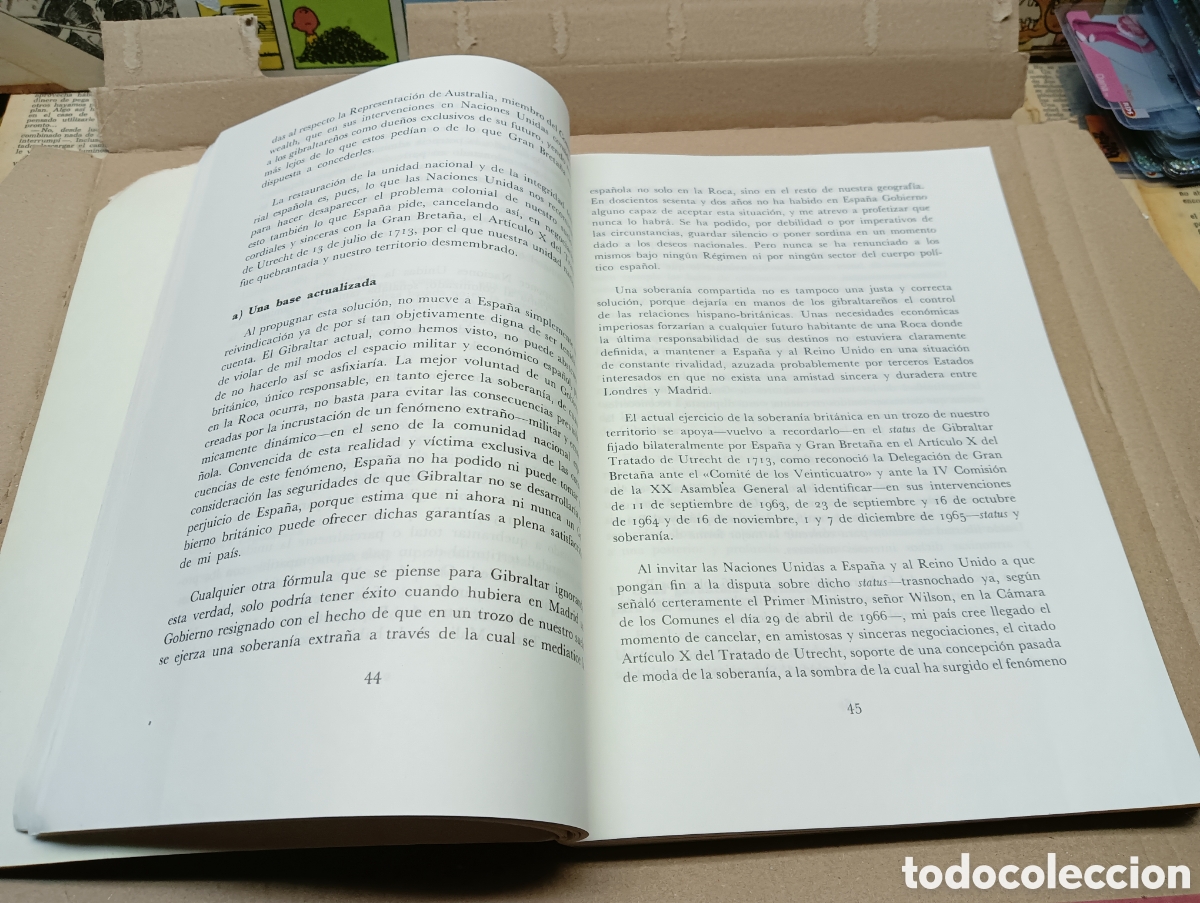 Libros de segunda mano: Razones de Espa&ntilde;a sobre Gibraltar - Foto 2