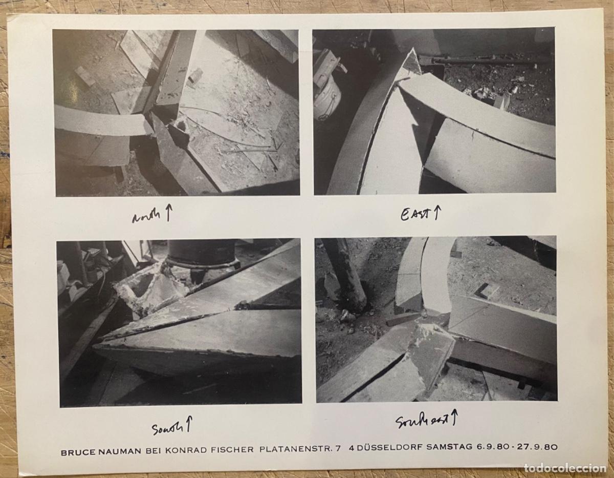 Libros de segunda mano: Bruce Nauman Tajet&oacute;n invitaci&oacute;n Konrad Fischer 1980