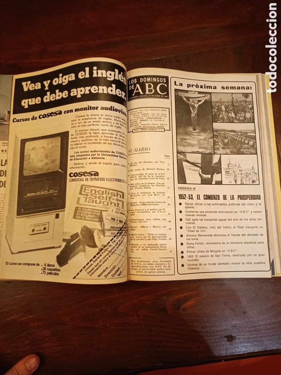 Libros de segunda mano: REVISTA LOS DOMINGOS DE ABC 1976 - Foto 8