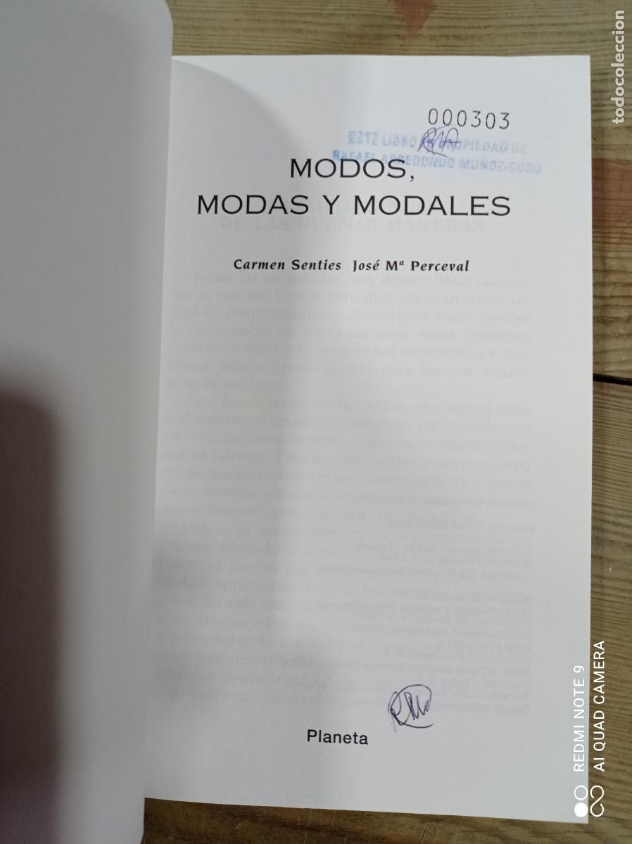 Libros de segunda mano: MODOS, MODAS Y MODALES. CARMEN SENTIES - JOS&Eacute; M&ordf; PERCEVAL. PLANETA. 151 PP. - Foto 2