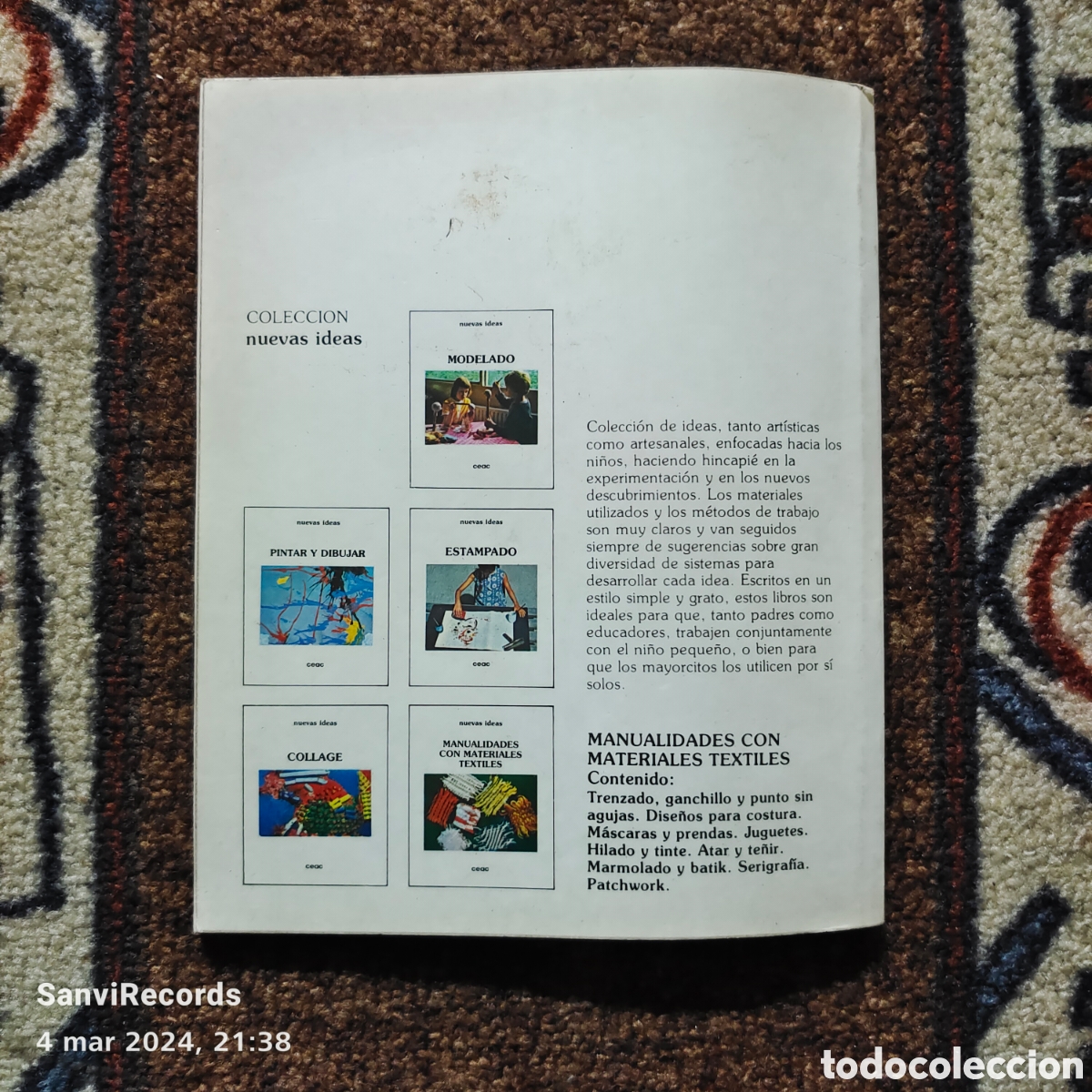 Libros de segunda mano: MANUALIDADES CON MATERIALES TEXTILES (NUEVAS IDEAS, CEAC) - Foto 2