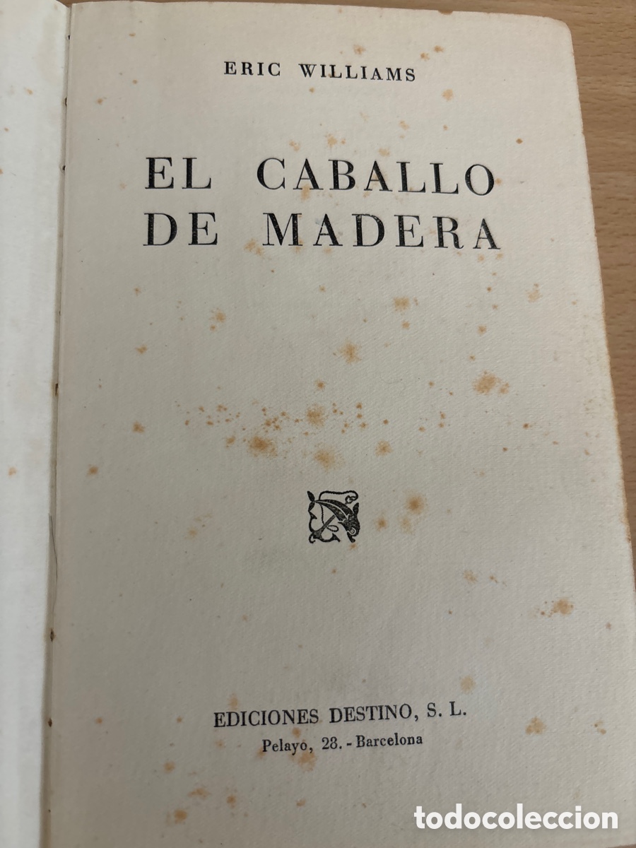Libros de segunda mano: Libro, el caballero de madera de Eric Williams - Foto 3