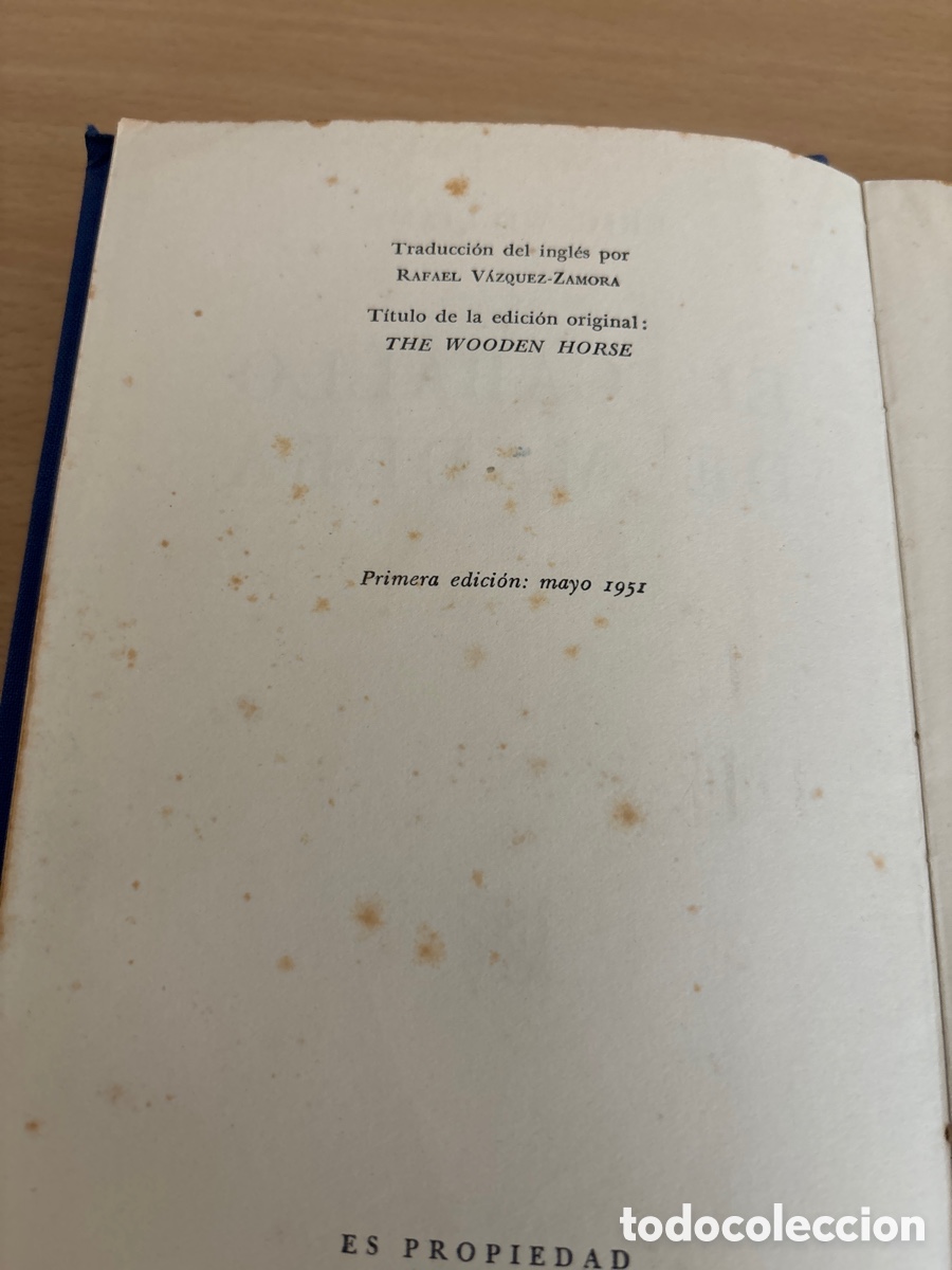 Libros de segunda mano: Libro, el caballero de madera de Eric Williams - Foto 4