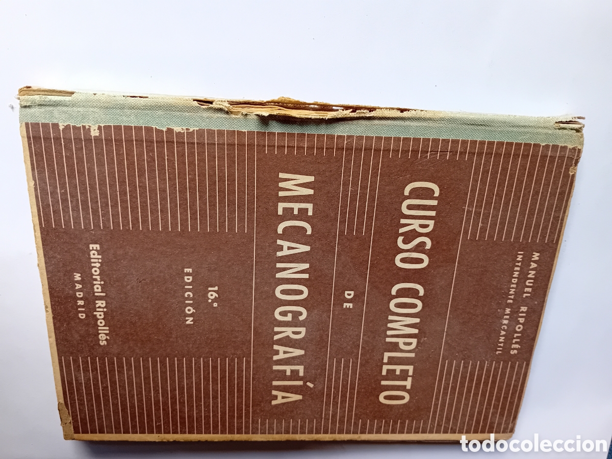 Libros de segunda mano: curso completo de mecanograf&iacute;a Ripoll&eacute;s 1965 - Foto 5