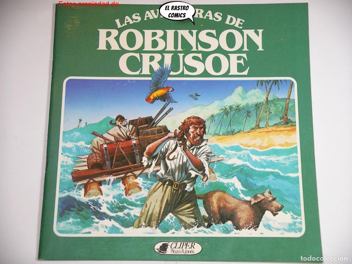 Libros de segunda mano: Robinson Crusoe, Las aventuras de, Peter Dennis, ed. Cliper 1982 - Foto 1