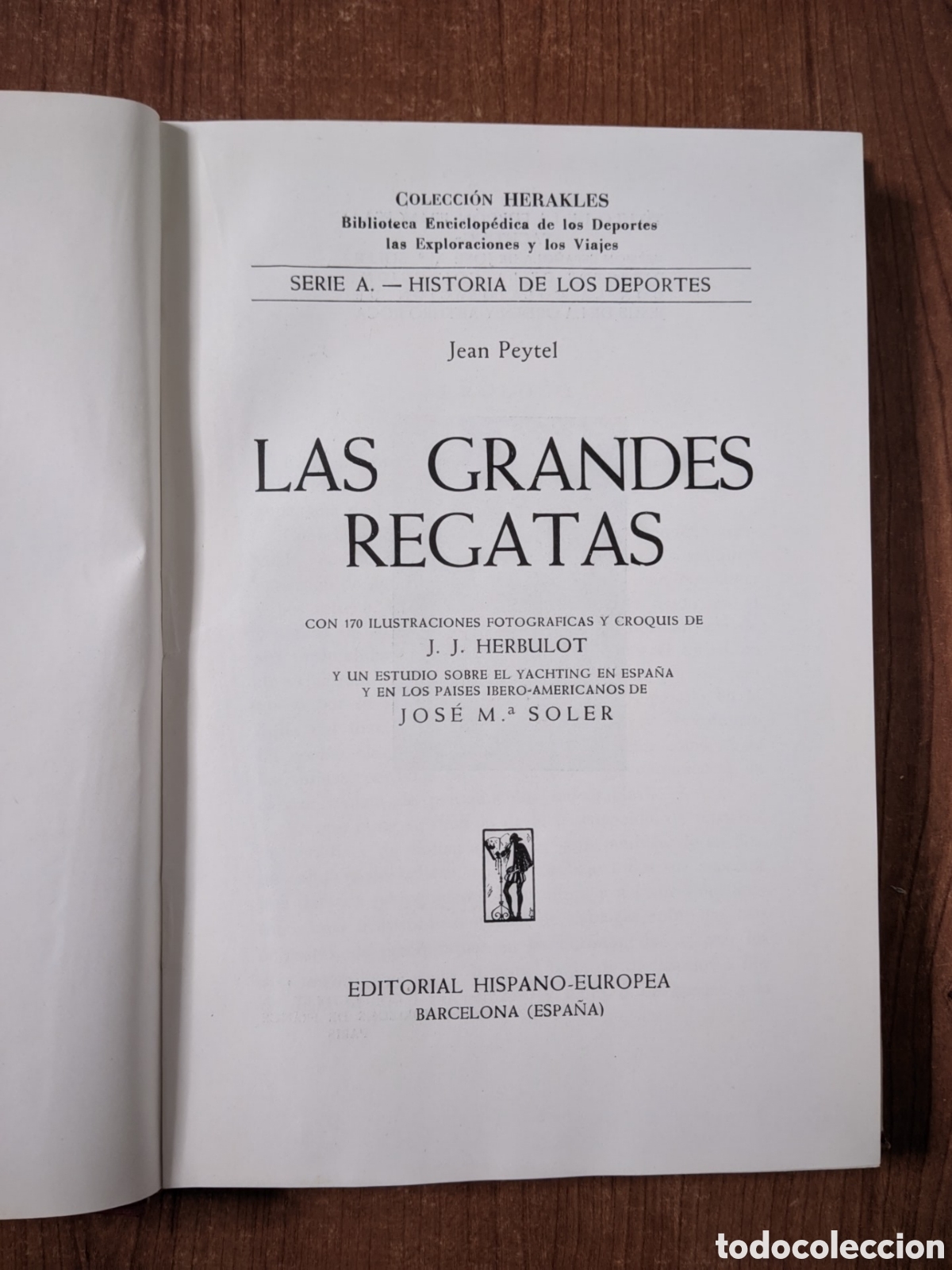 Libros de segunda mano: Las grandes regatas. Jean Peytel. - Foto 3