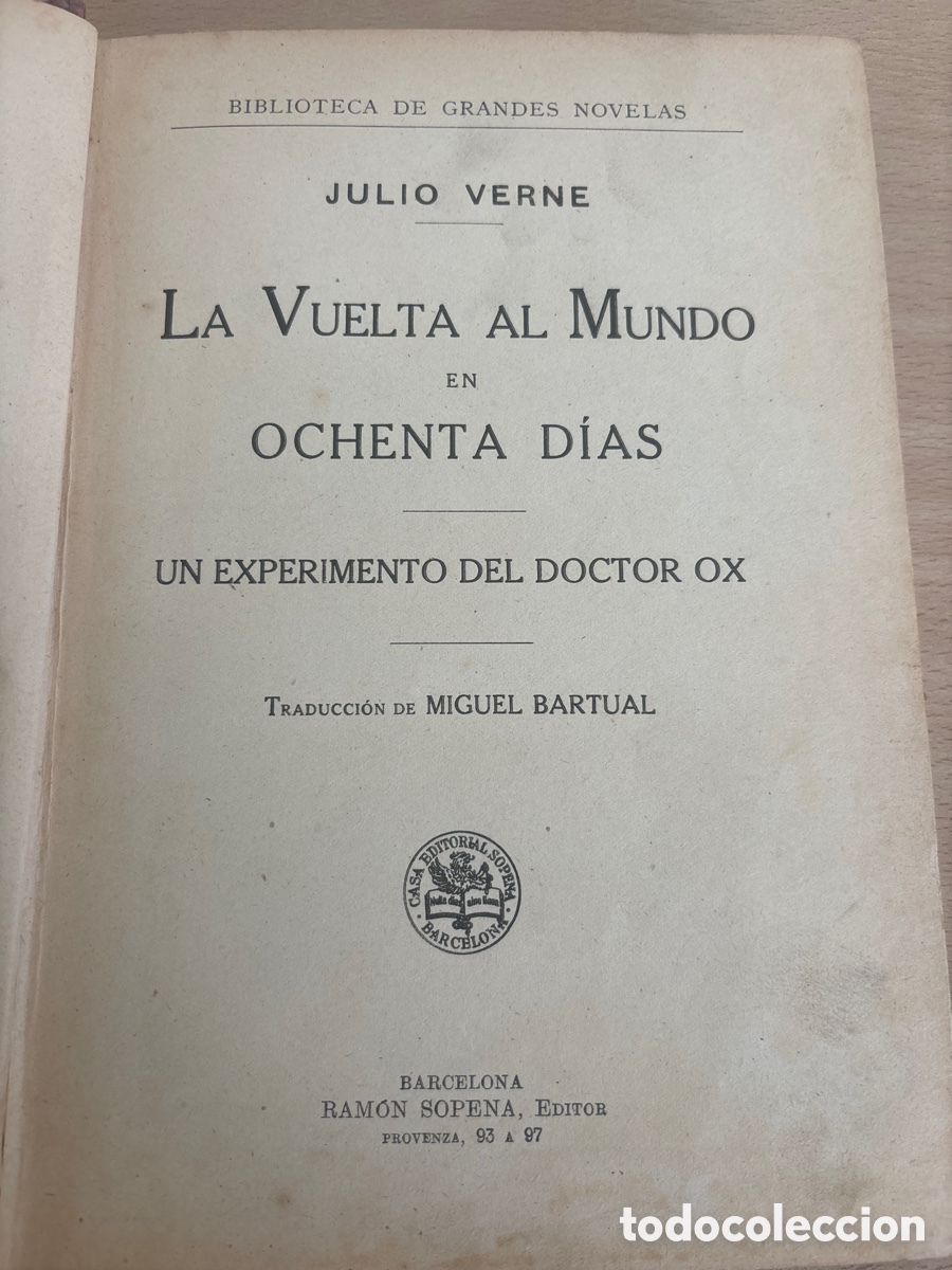 Libros de segunda mano: Libro la vuelta al mundo en 80 d&iacute;as - Foto 4