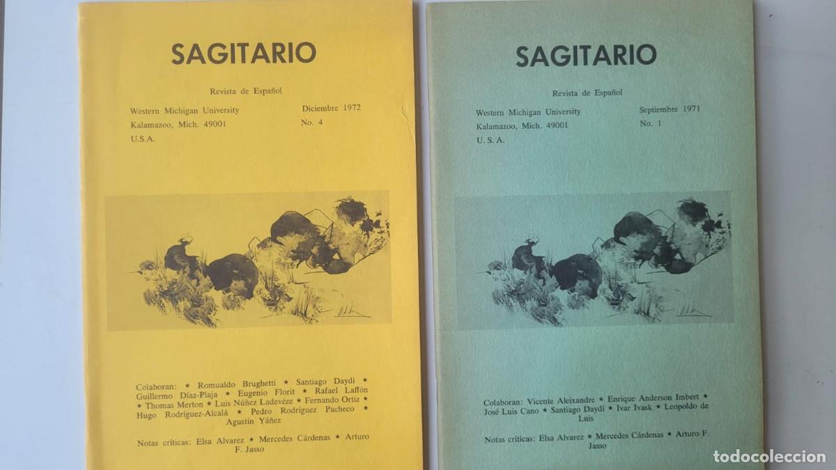 Libros de segunda mano: SAGITARIO, REVISTA DE ESPA&Ntilde;OL 1 Y 4 - Foto 1