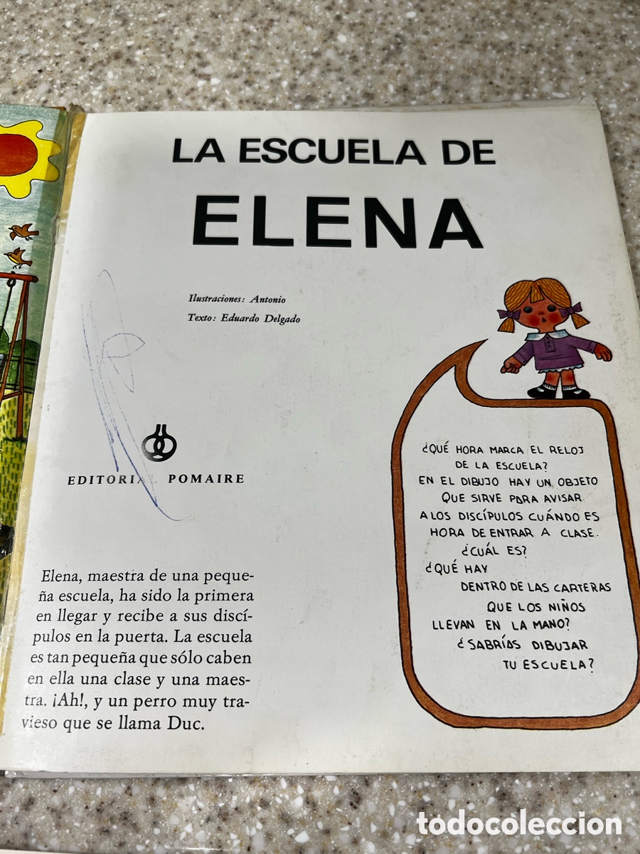 Libros de segunda mano: LA ESCUELA DE ELENA --- Texto: Eduardo Delgado --- - Foto 5