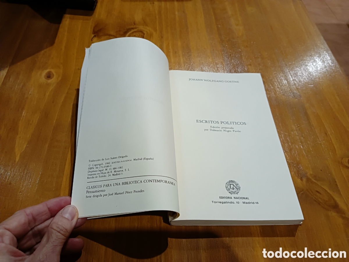 Libros de segunda mano: Escritos pol&iacute;ticos - Foto 2
