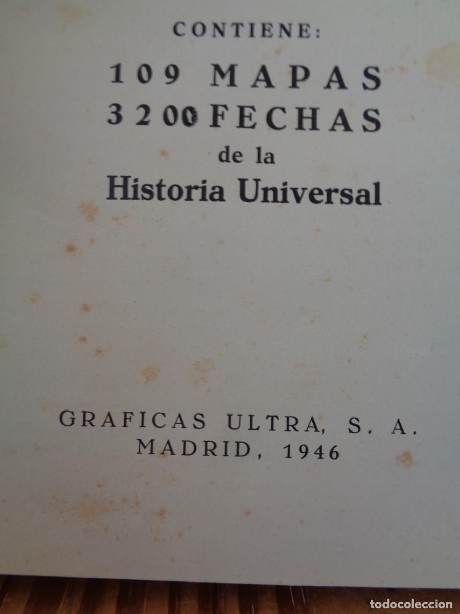 Libros de segunda mano: # ATLAS HISTORICO UNIVERSAL. A&ntilde;o.- 1946. # C-2. - Foto 5