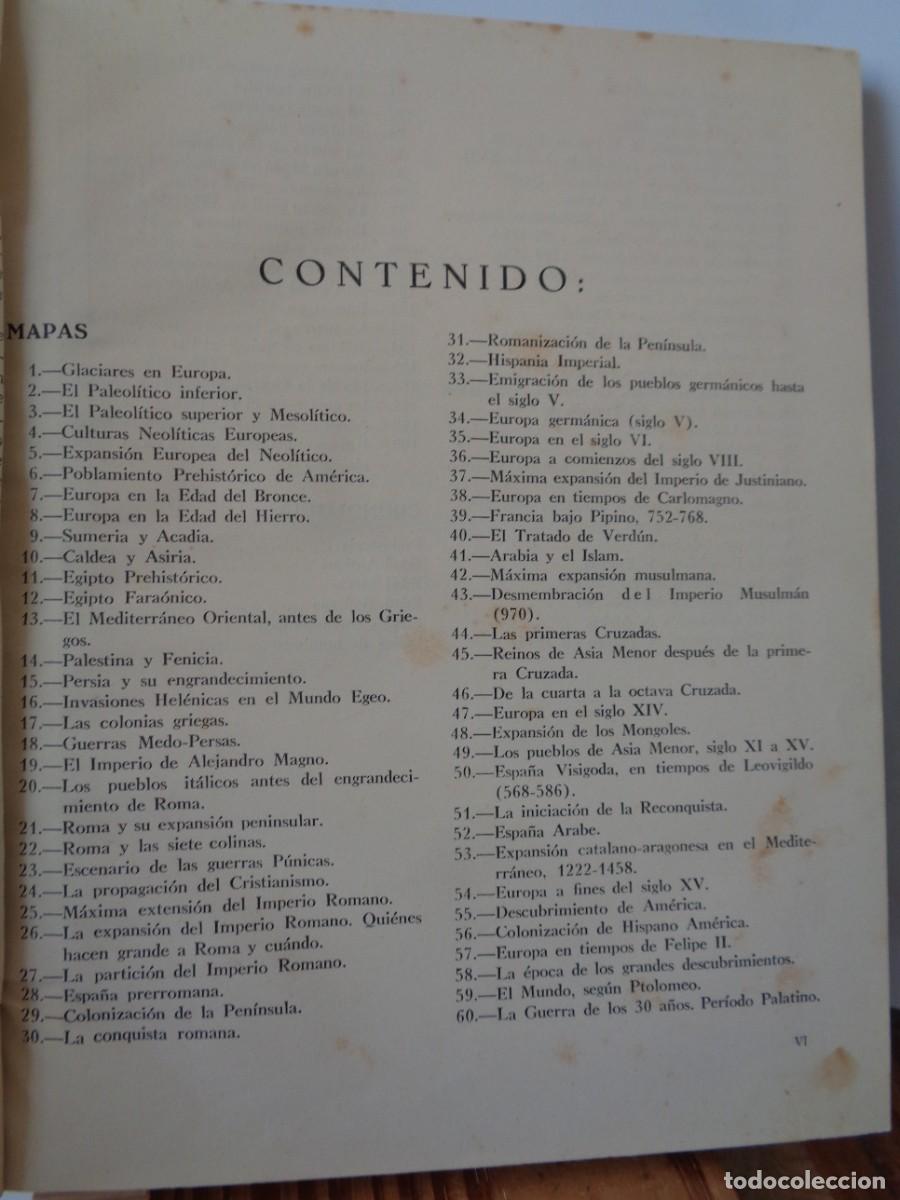 Libros de segunda mano: # ATLAS HISTORICO UNIVERSAL. A&ntilde;o.- 1946. # C-2. - Foto 6