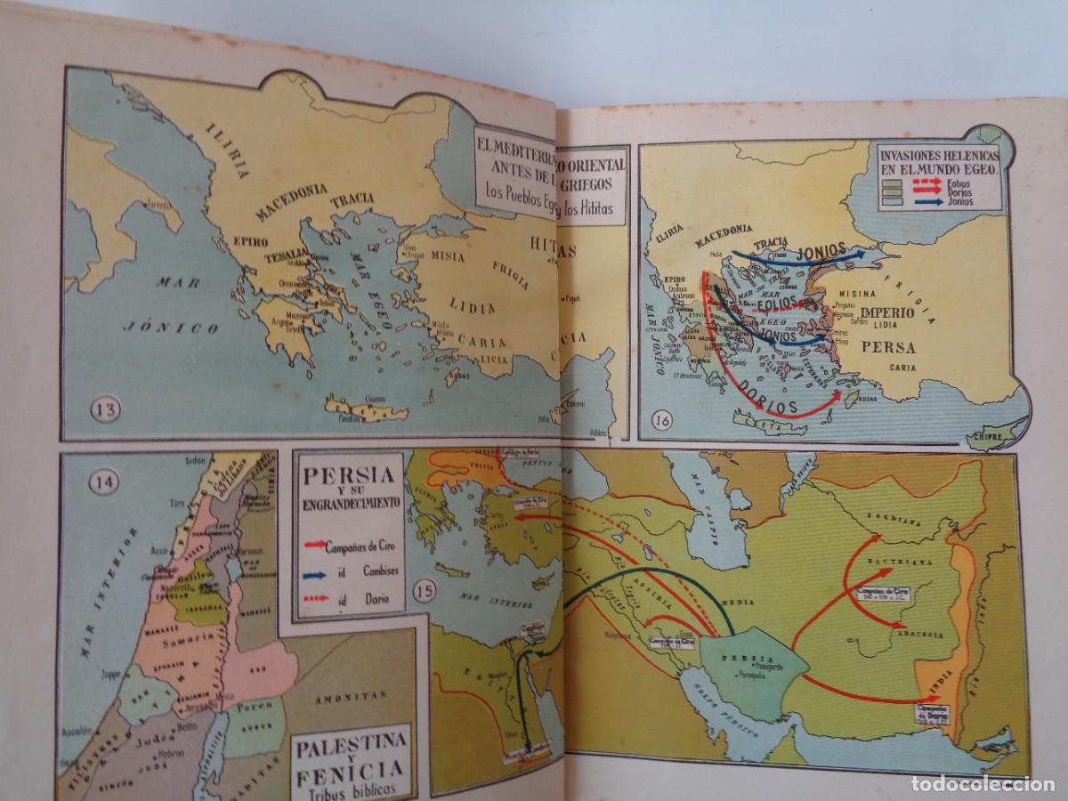 Libros de segunda mano: # ATLAS HISTORICO UNIVERSAL. A&ntilde;o.- 1946. # C-2. - Foto 8