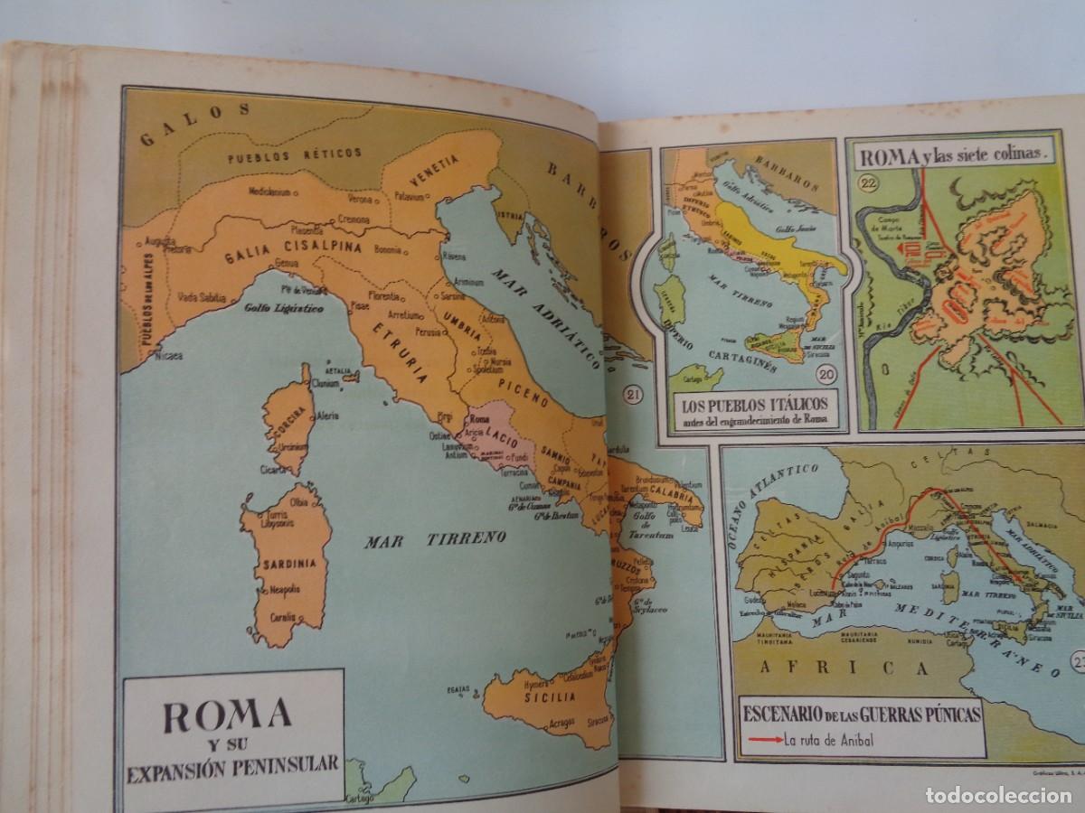 Libros de segunda mano: # ATLAS HISTORICO UNIVERSAL. A&ntilde;o.- 1946. # C-2. - Foto 9