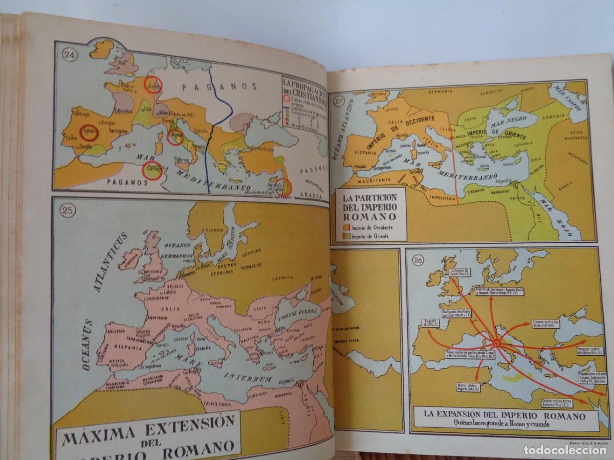 Libros de segunda mano: # ATLAS HISTORICO UNIVERSAL. A&ntilde;o.- 1946. # C-2. - Foto 10