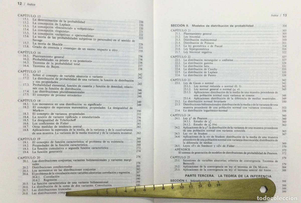 Libros de segunda mano: FUNDAMENTOS Y M&Eacute;TODOS DE ESTAD&Iacute;STICA. L&Oacute;PEZ CACHERO, Manuel. Pir&aacute;mide. 1996. - Foto 3