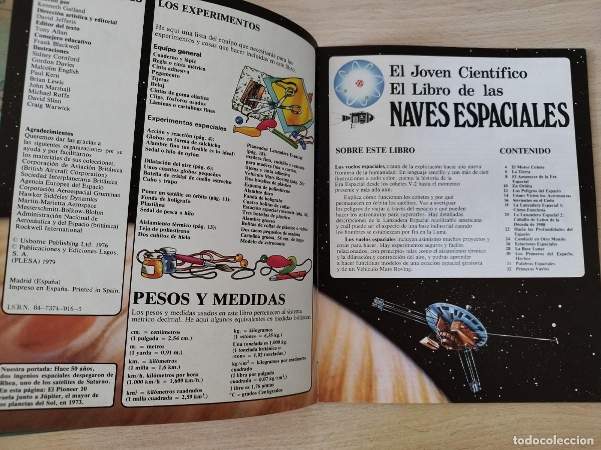 Libros de segunda mano: El Joven Cient&iacute;fico El libro de las NAVES ESPACIALES Plesa Sm Ediciones 1979 - Foto 3