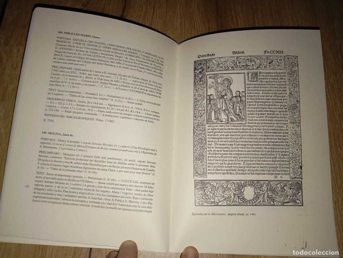 Libros de segunda mano: Fons antic de la biblioteca valenciana Bas Carbonell - Foto 5