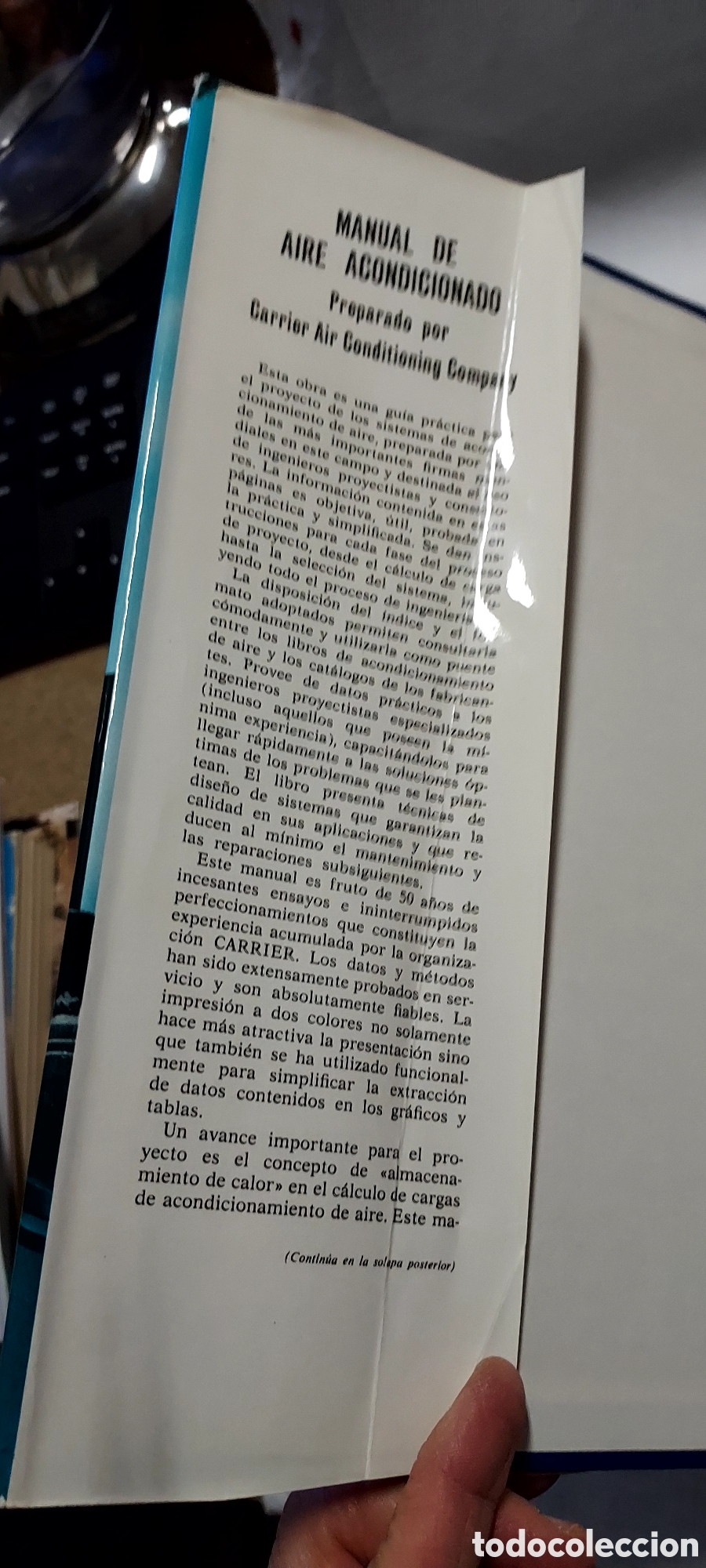 Libros de segunda mano: MANUAL DE AIRE ACONDICIONADO.CARRIER.EDITORIAL MARCOMBO 1987 - Foto 4