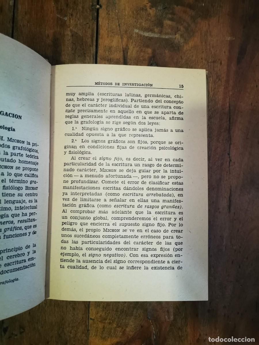 Libros de segunda mano: HERTZ, Herbert. Grafolog&iacute;a - Foto 4
