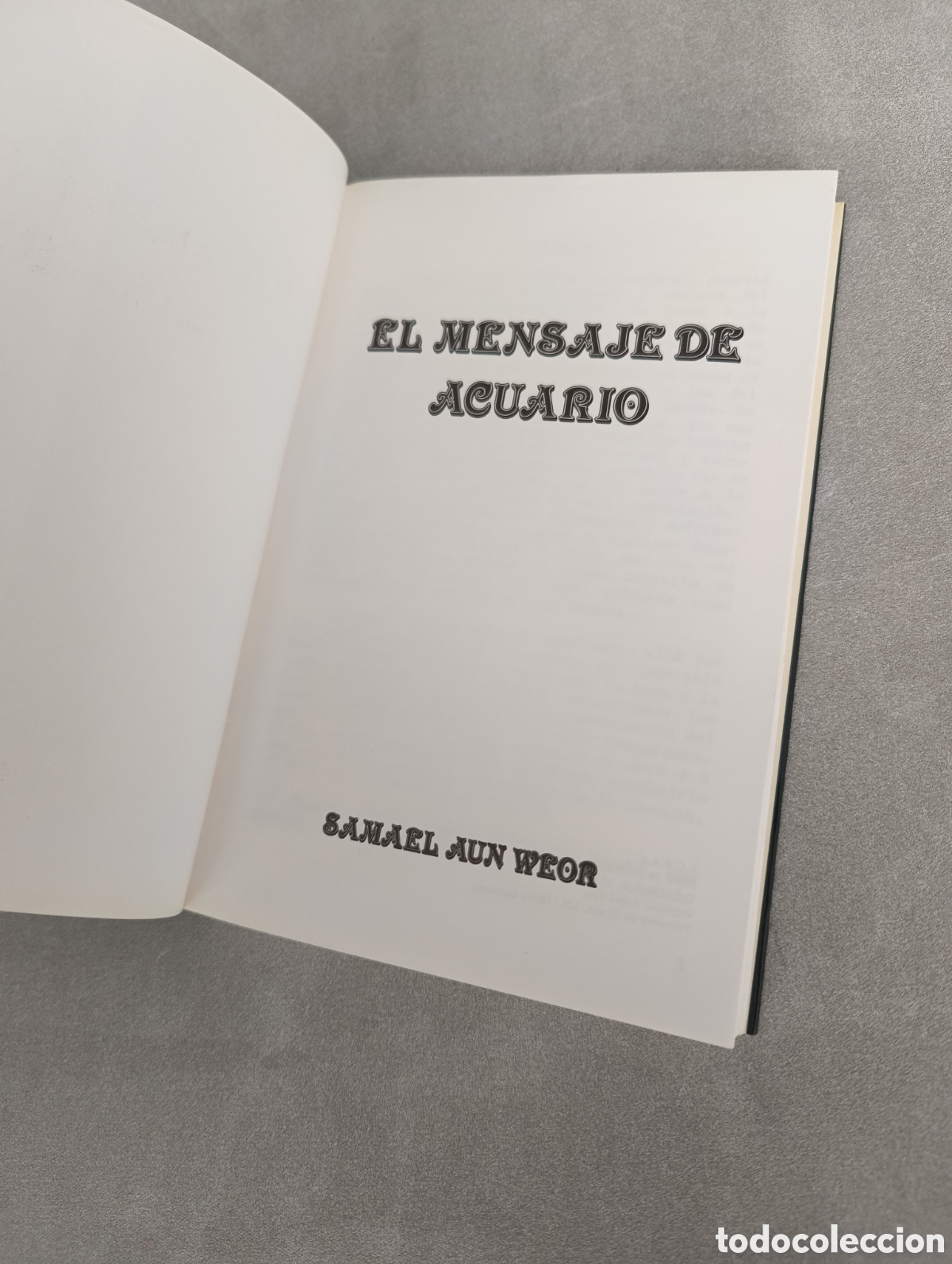Libros de segunda mano: El mensaje de acuario. Samael Aun Weor. - Foto 3