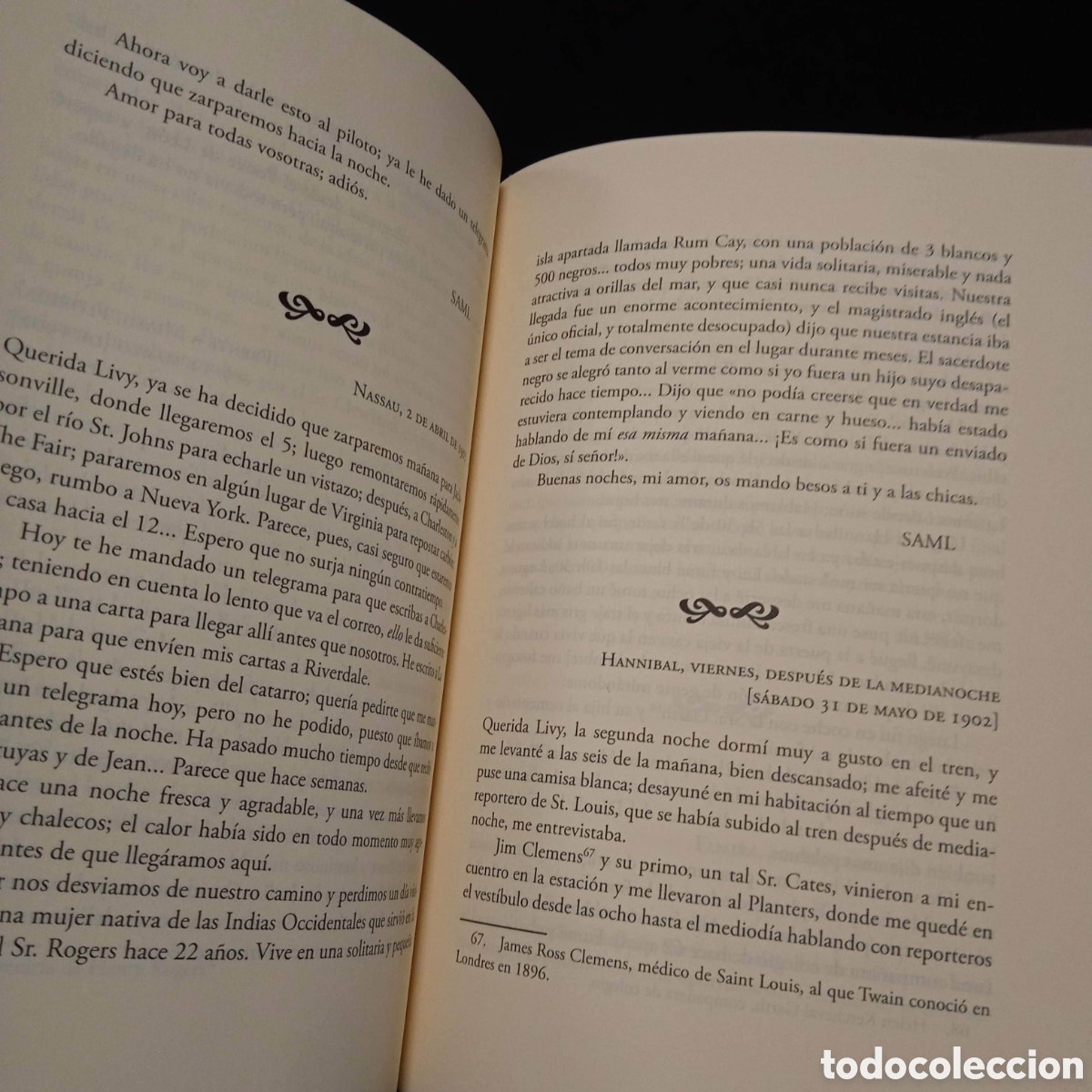 Libros de segunda mano: CARTAS DE AMOR - MARK TWAIN - FUNAMBULISTA 2011 #8466 - Foto 9