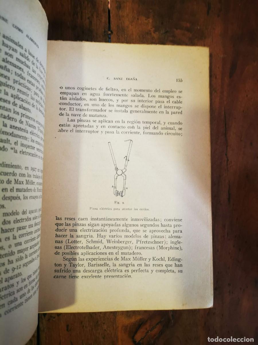Libros de segunda mano: SANZ EGA&Ntilde;A, C. La carne como alimento - Foto 3