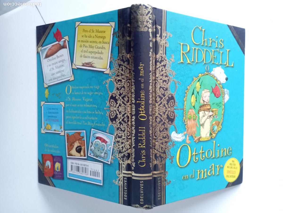 Libros de segunda mano: OTTOLINE EN EL MAR - CHRIS RIDDELL - EDELVIVES - A&Ntilde;O 2011 - CON LOS BINOCULOS - COMO NUEVO - Foto 1
