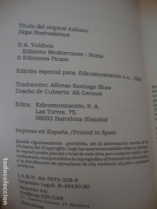 Libros de segunda mano: nostradamus - Foto 2