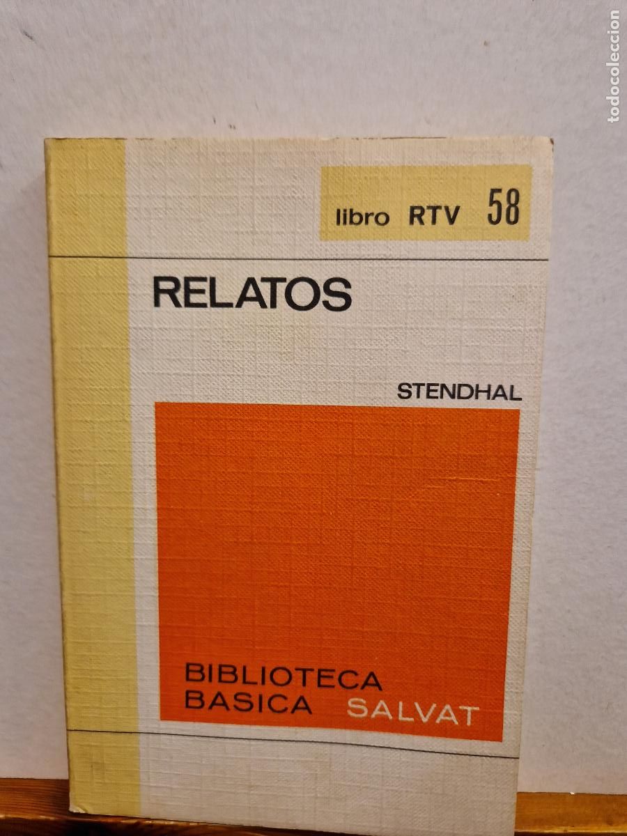 Libros de segunda mano: RELATOS. STENDHAL. BIBLIOTECA BASICA SALVAT - Foto 1