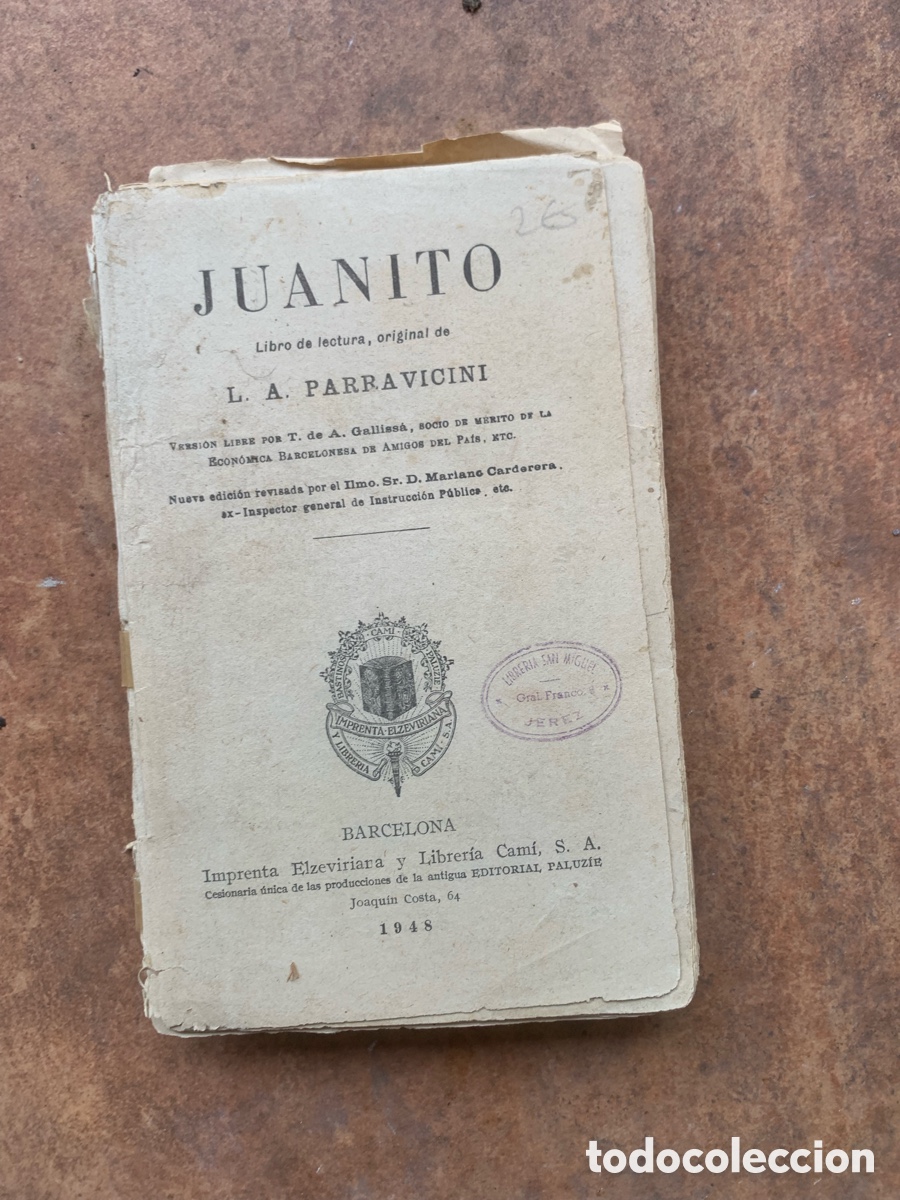 Libros de segunda mano: Libro antiguo &ldquo;Juanito. Parravinci. 1948 - Foto 1