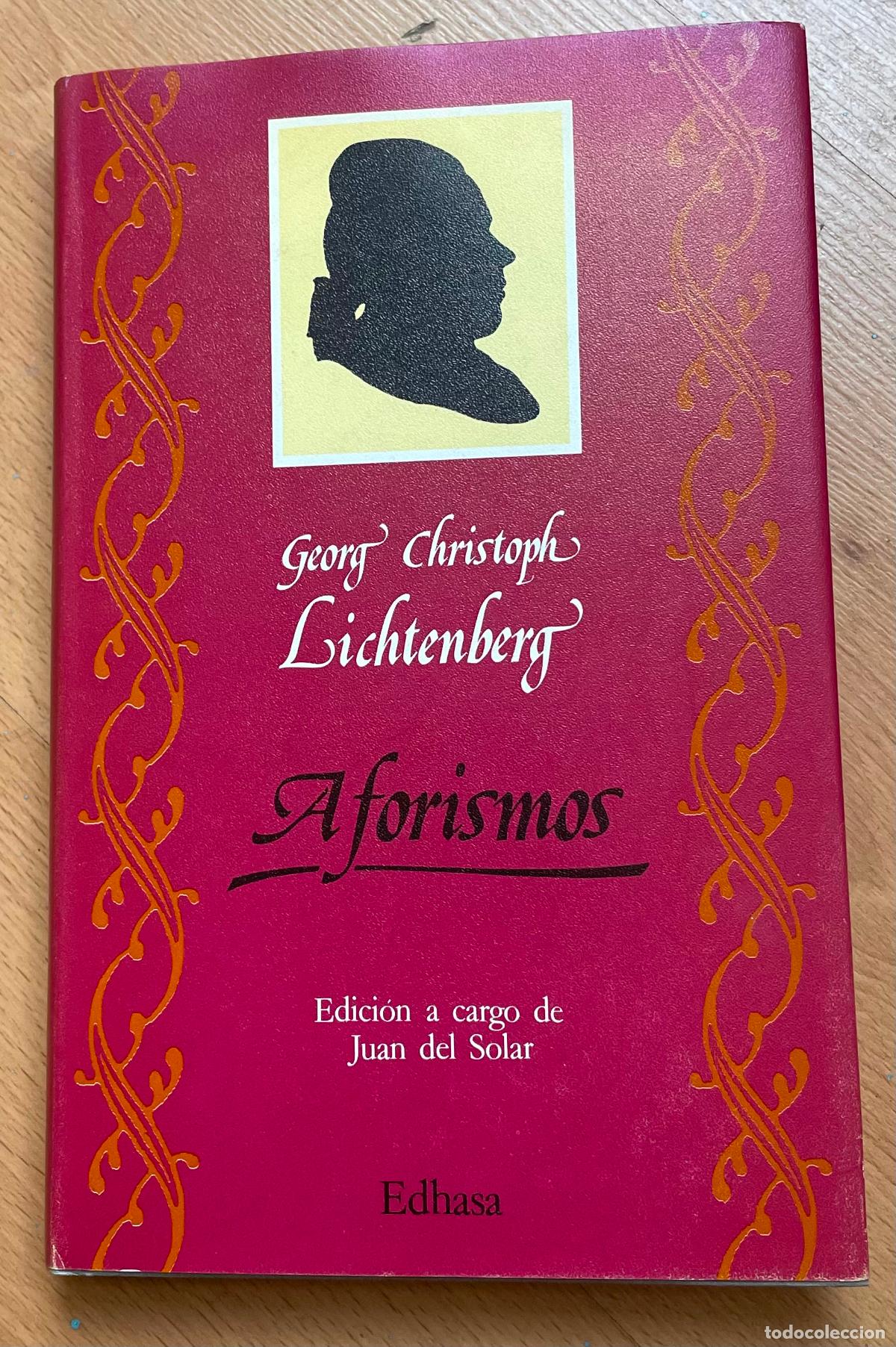 Libros de segunda mano: AFORISMOS Georg Christoph Lichtenbeg - Foto 1