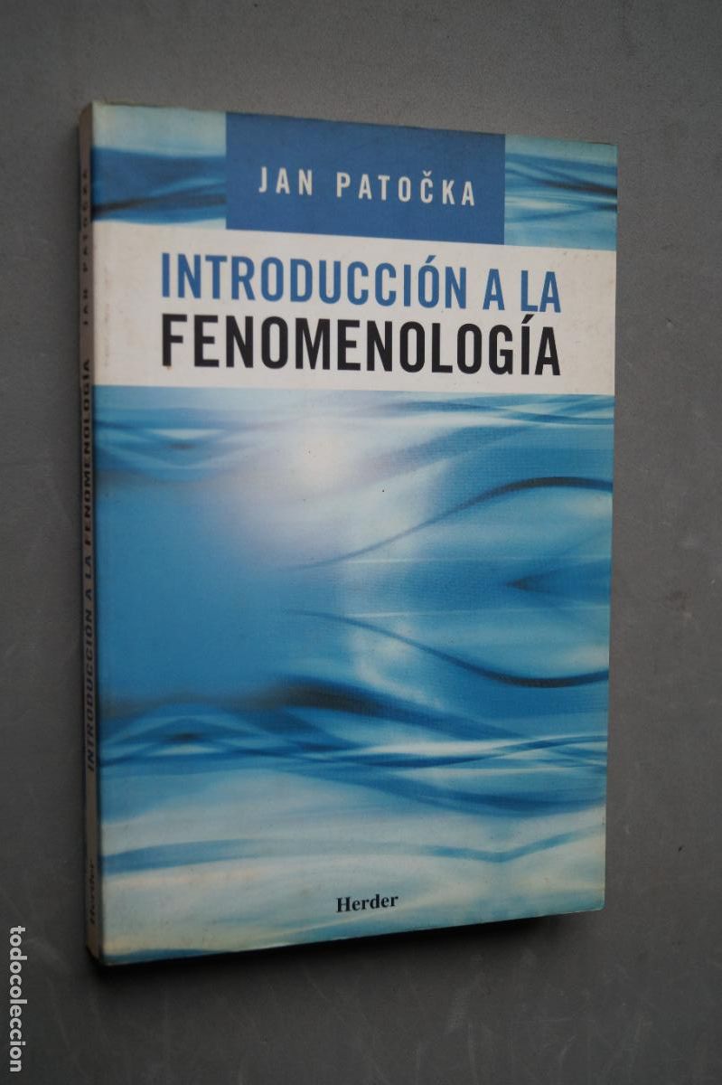 Libros de segunda mano: INTRODUCCION A LA FENOMENOLOGIA. JAN PATOCKA - Foto 1