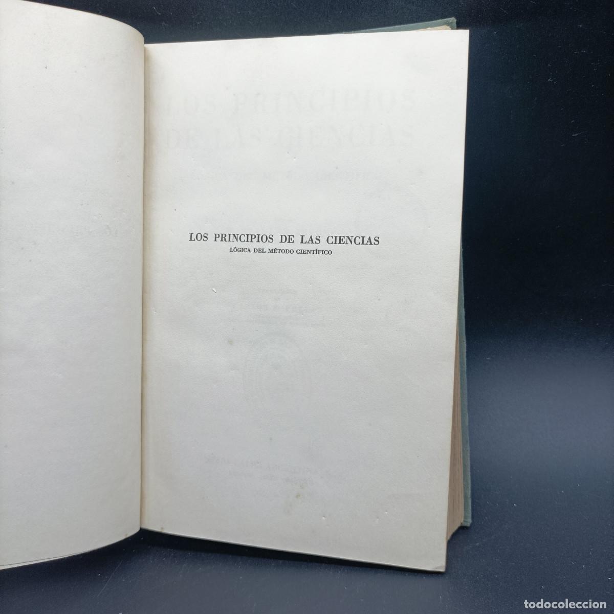 Libros de segunda mano: LOS PRINCIPIOS DE LAS CIENCIAS - W.STANLEY JEVONS 1946 - Foto 4