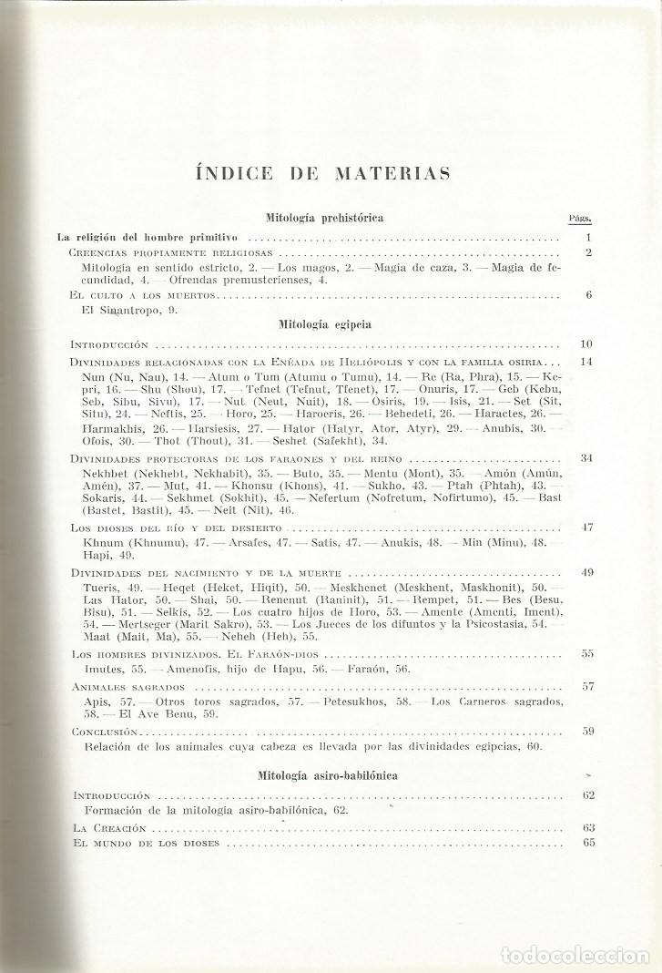 Libros de segunda mano: MITOLOG&Iacute;A GENERAL - F&Eacute;LIX GUIRAND - Foto 4
