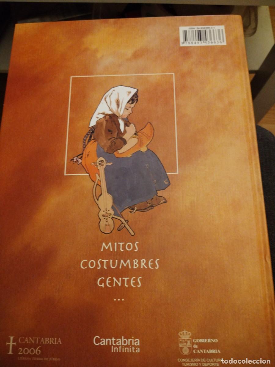 Libros de segunda mano: La Cantabria de Gustavo cotera-mitos costumbres gentes - Foto 2