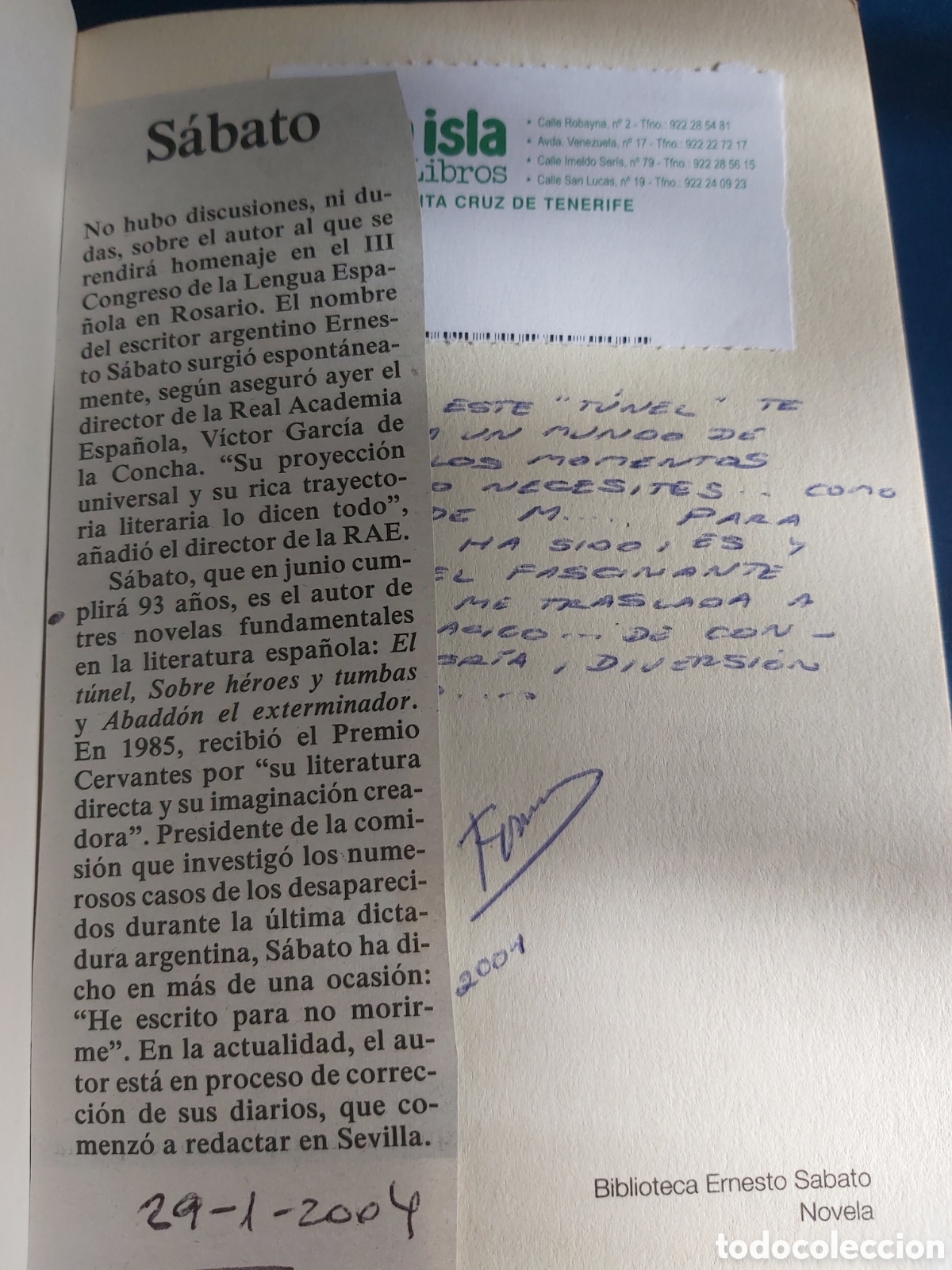 Libros de segunda mano: EL T&Uacute;NEL $ E. BABATO $ SEIX BARRAL $ 1 EDICI&Oacute;N, MAYO 2003 - Foto 3