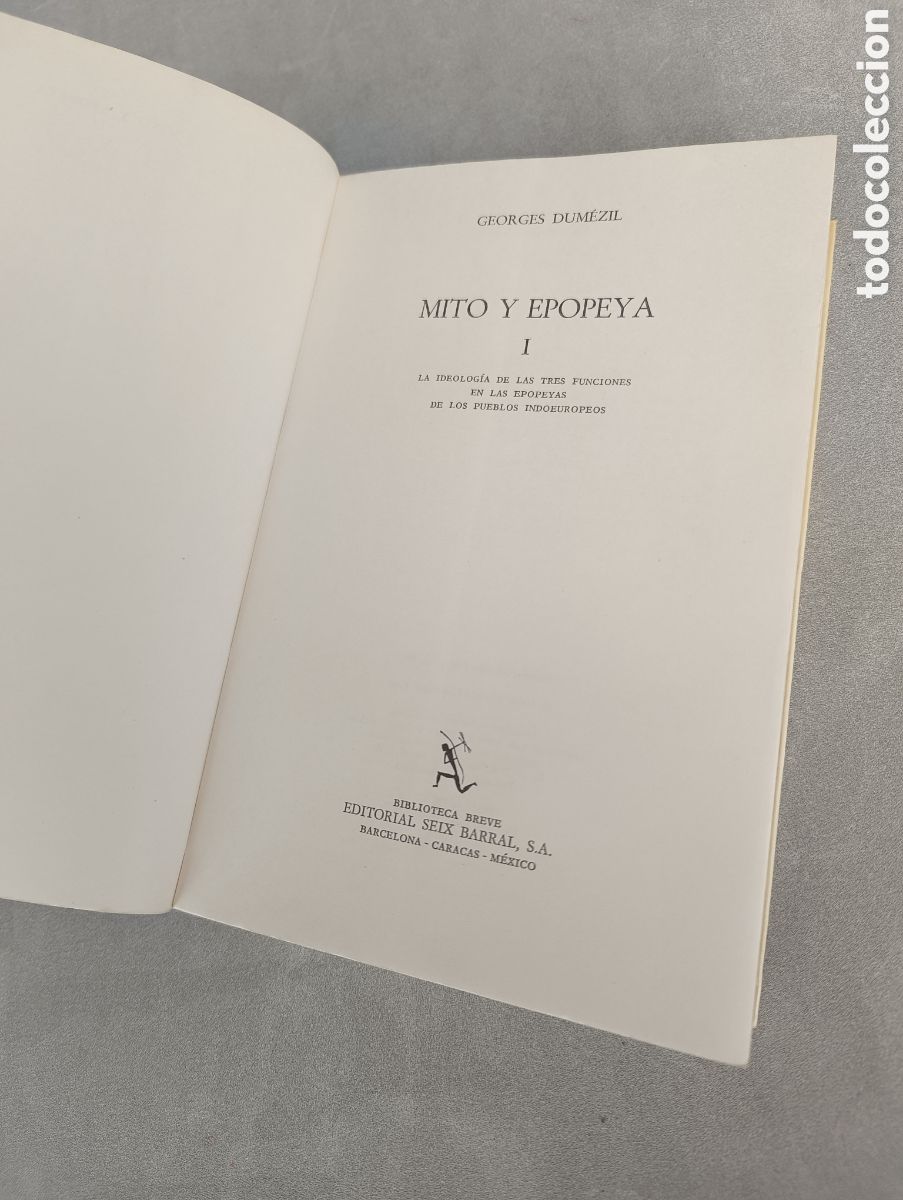 Libros de segunda mano: Mito y epopeya I. Georges Dum&eacute;zil - Foto 3