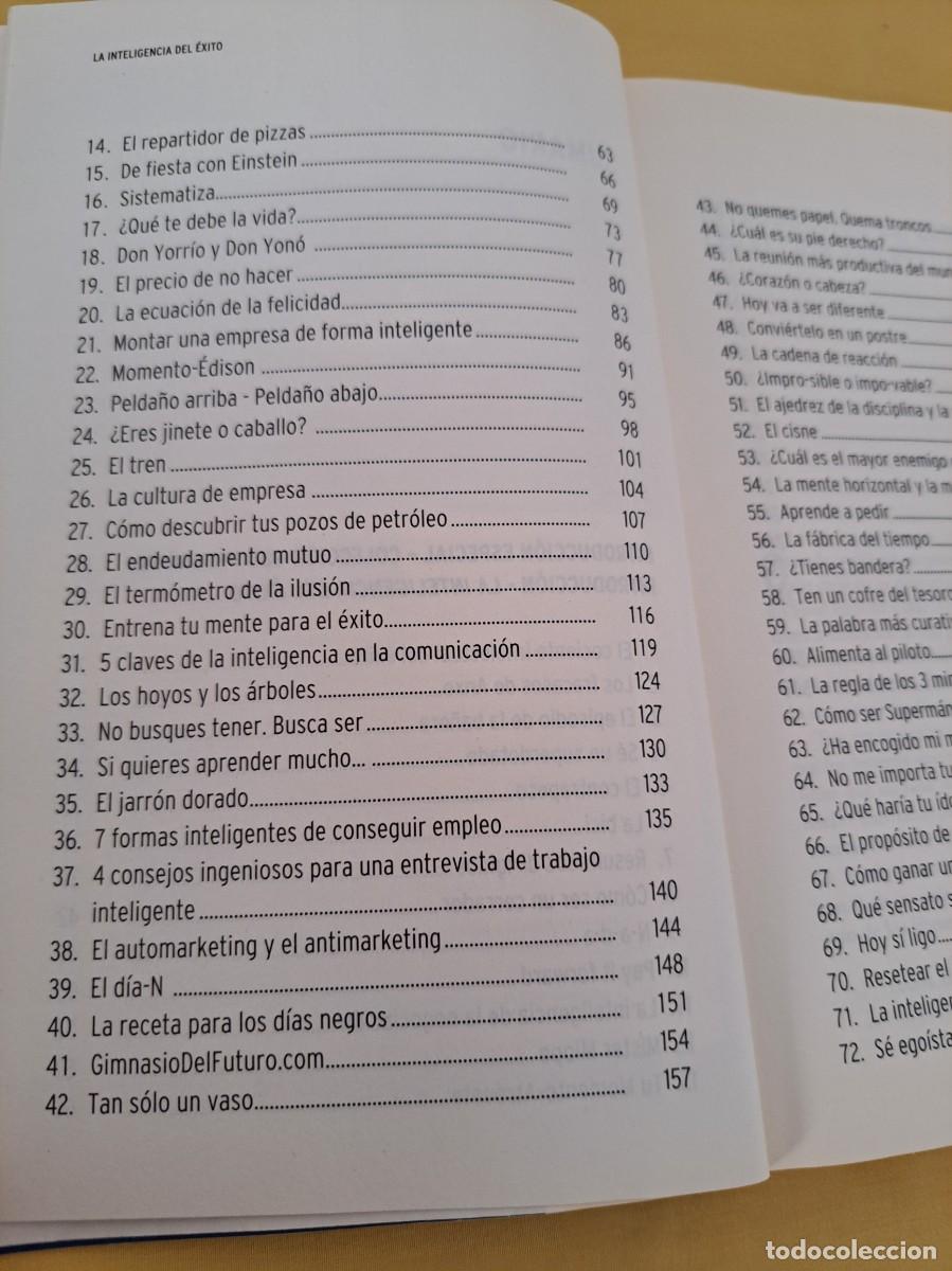 Libros de segunda mano: ANXO P&Eacute;REZ RODRIGUEZ - LA INTELIGENCIA DEL &Eacute;XITO - EDITORIAL ALIENTA 2016 - Foto 4