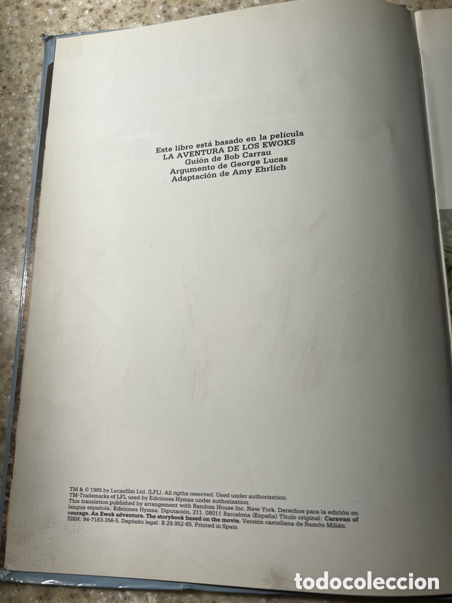 Libros de segunda mano: La aventura de los Ewoks. El libro de la pel&iacute;cula. Adaptacion de Amy Ehrlich - Foto 7