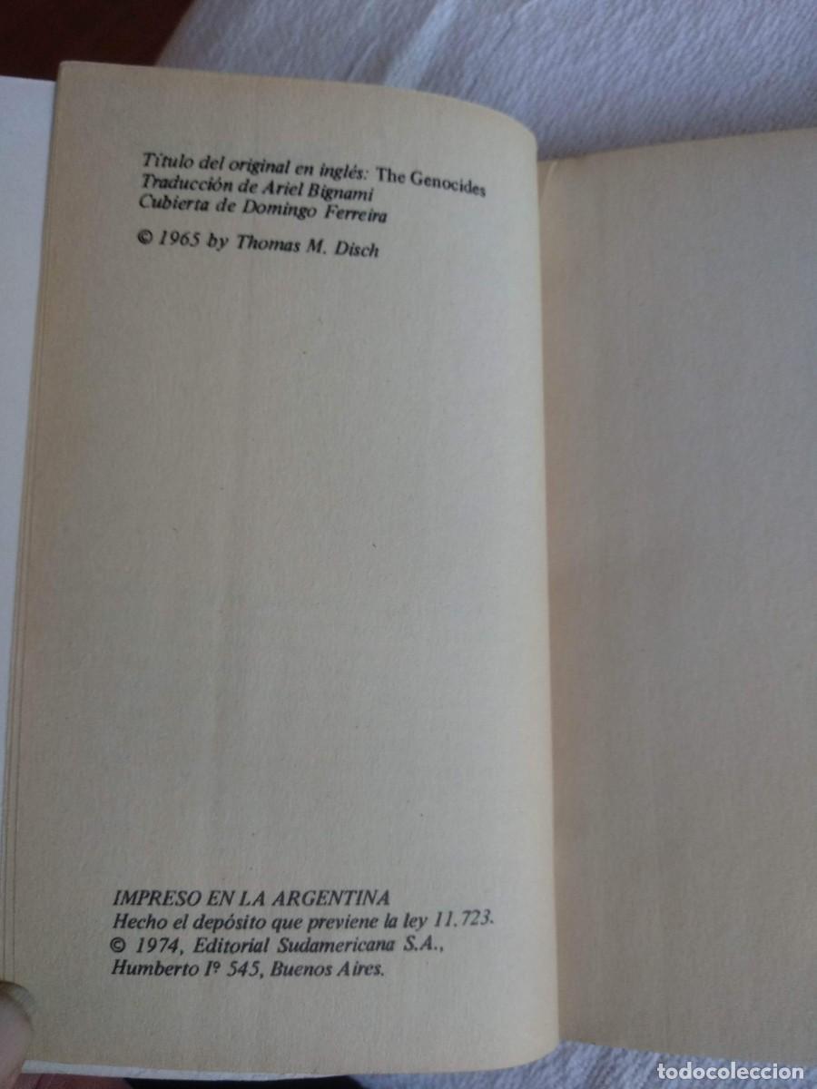 Libros de segunda mano: Los genocidas, Thomas M. Disch - Foto 3