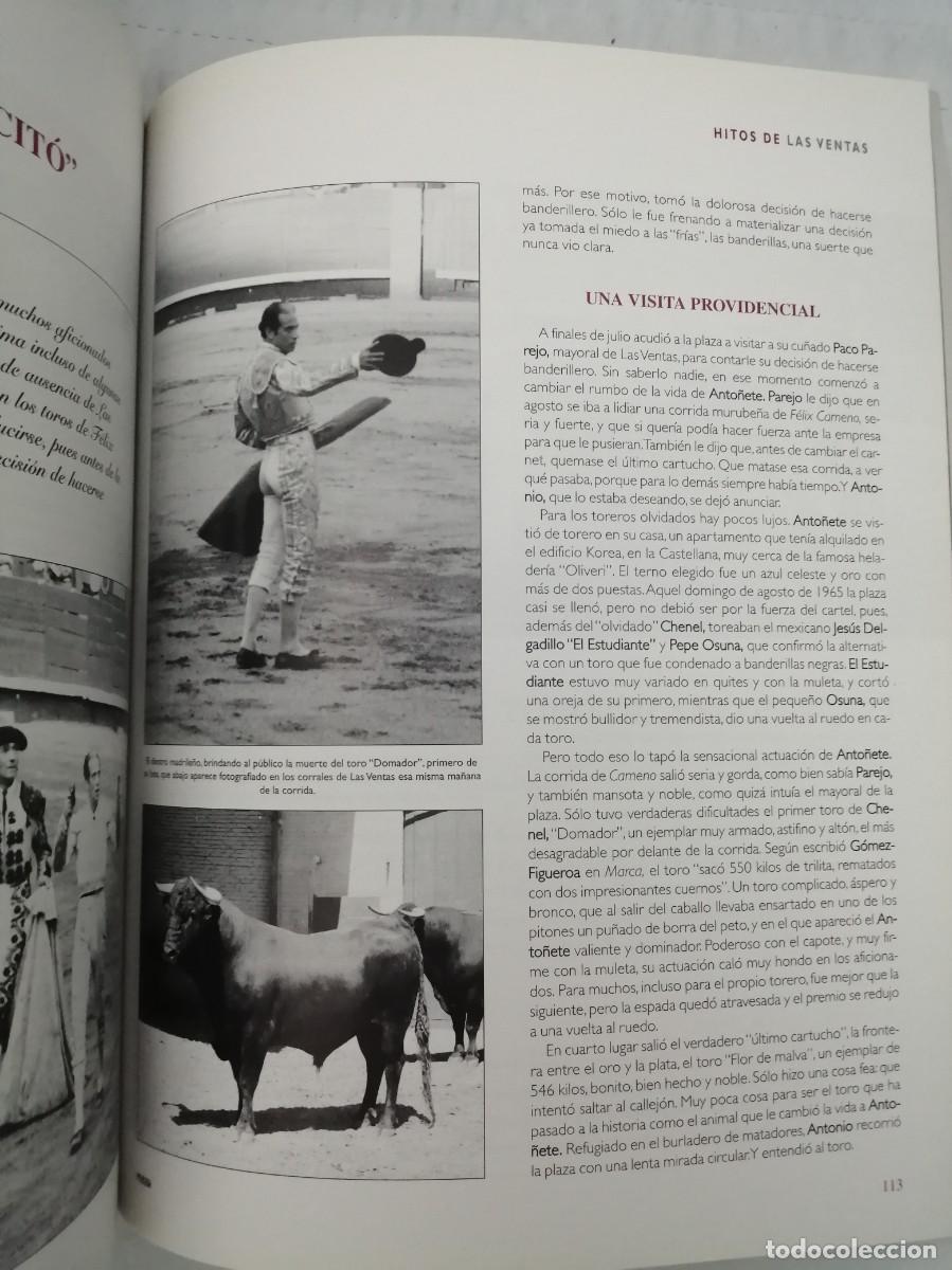 Libros de segunda mano: Hitos de las Ventas. Tomo 1 (Colecci&oacute;n 6 Toros 6) - Foto 3
