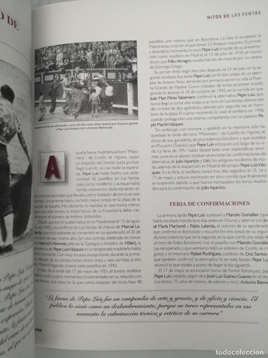 Libros de segunda mano: Hitos de las Ventas. Tomo 1 (Colecci&oacute;n 6 Toros 6) - Foto 6