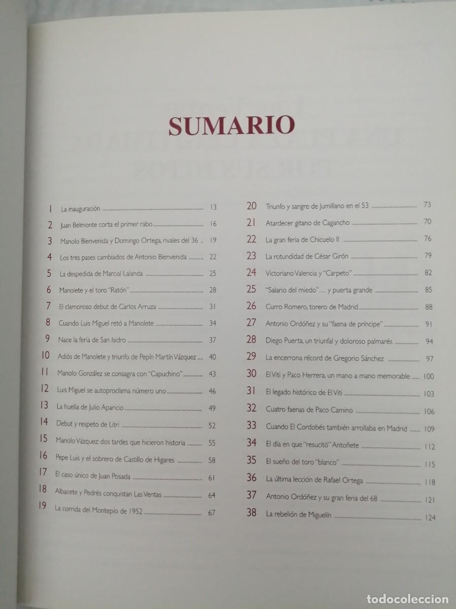 Libros de segunda mano: Hitos de las Ventas. Tomo 1 (Colecci&oacute;n 6 Toros 6) - Foto 11