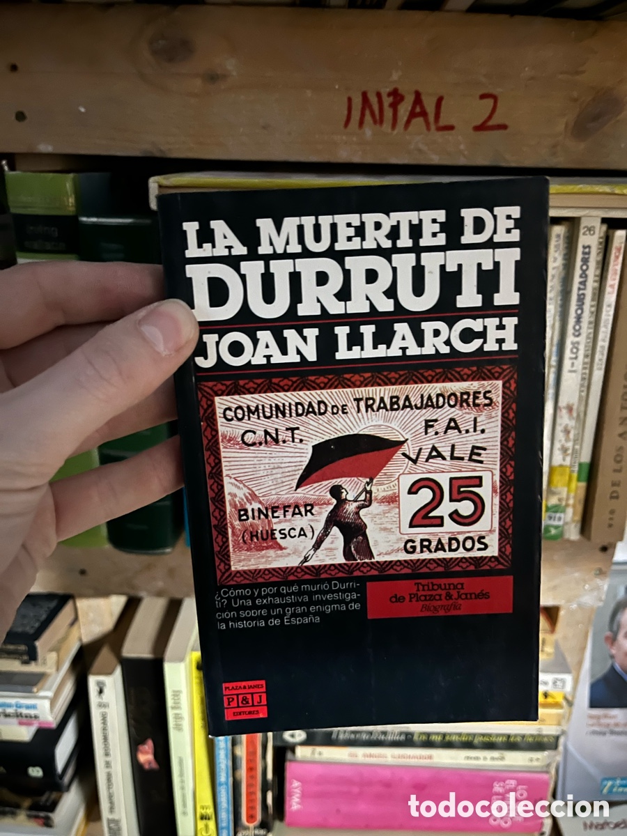 Libros de segunda mano: InPal2 LA MUERTE DE DURRUTI JOAN LLARCH - Foto 1