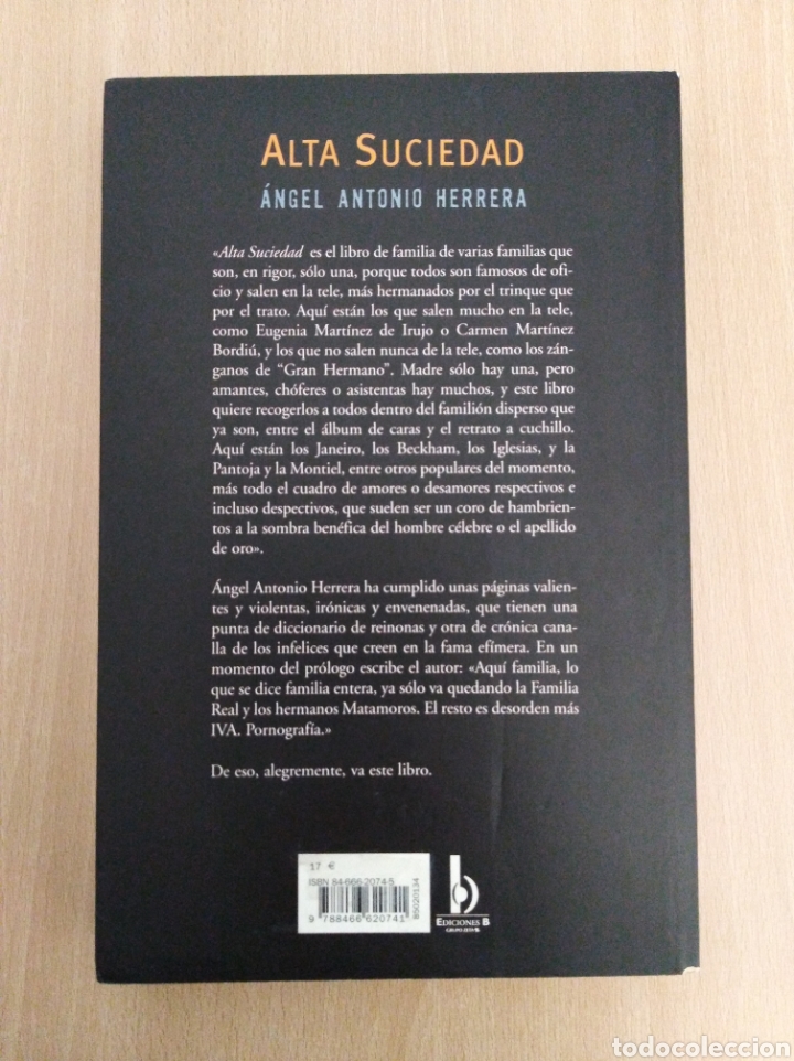 Libros de segunda mano: ALTA SUCIEDAD. &Aacute;ngel Antonio Herrera - Foto 3