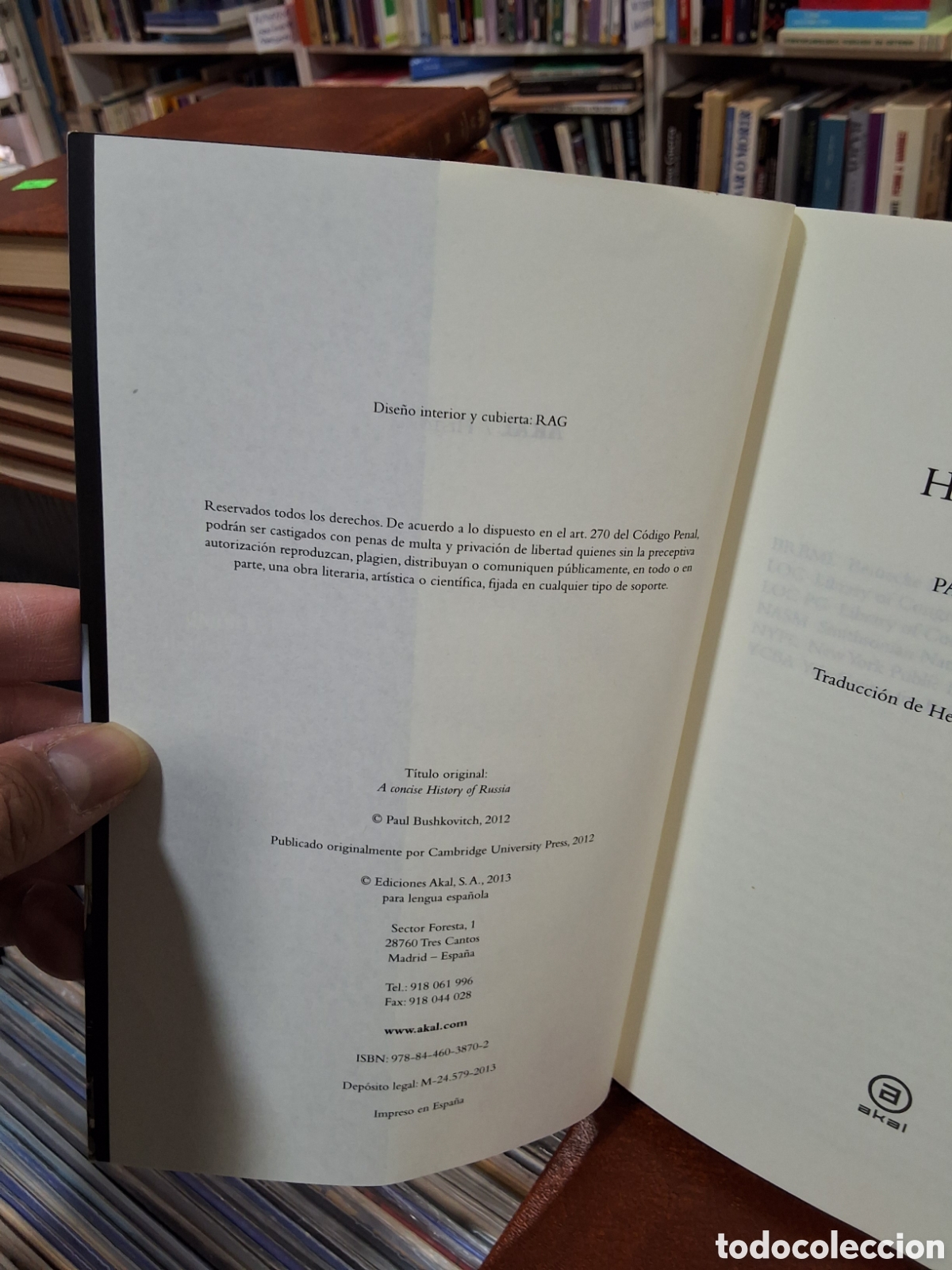 Libros de segunda mano: HISTORIA DE RUSIA - PAUL BUSHKOVITCH - Foto 5