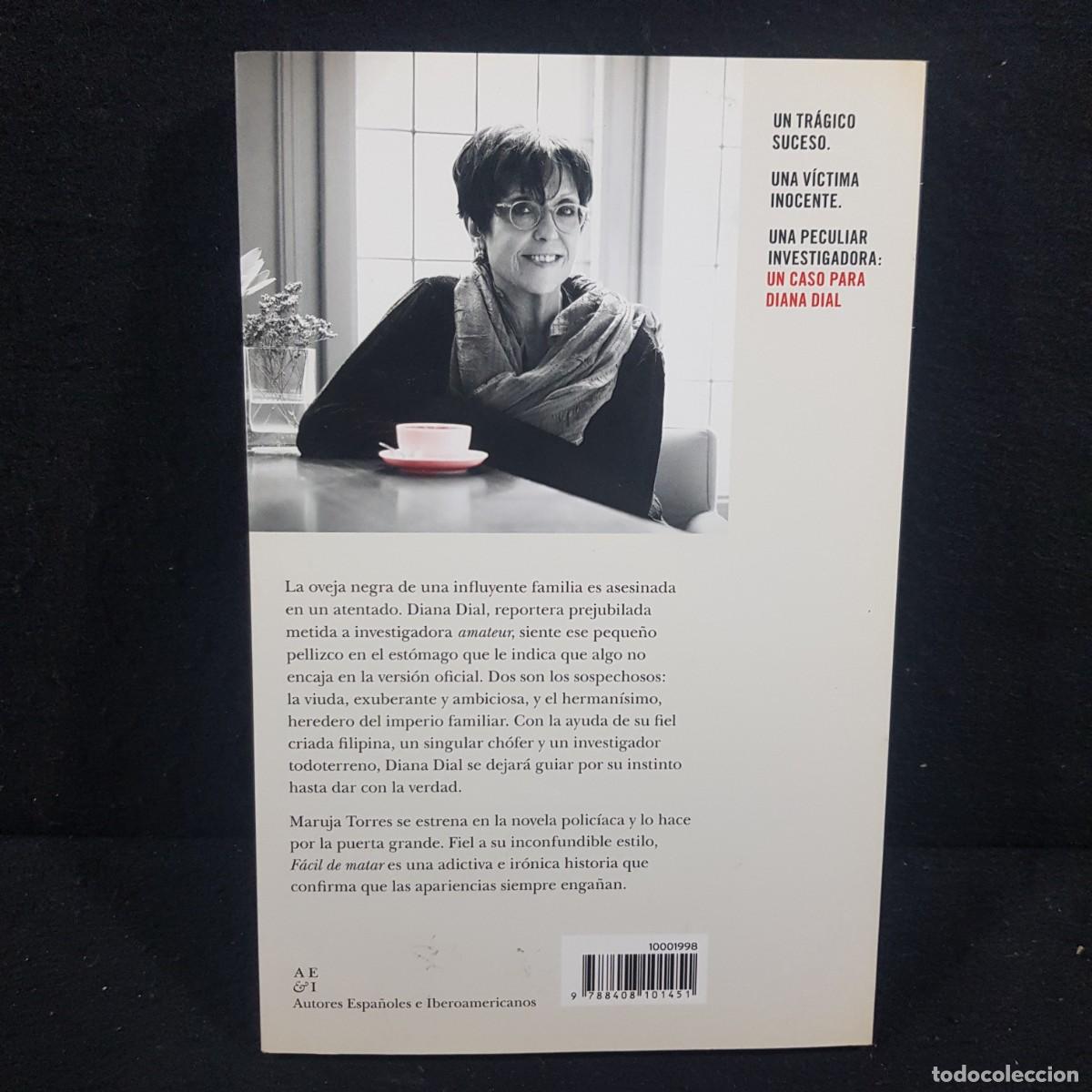Libros de segunda mano: MARUJA TORRES - F&Aacute;CIL DE MATAR - PLANETA / 588 - Foto 2